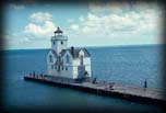 Lighthouse Kewaunee, Wisconsin