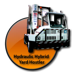 Series hydraulic hybrid yard hostler demonstration vehicle.