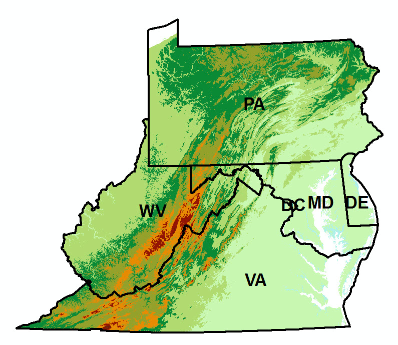 EPA Region 3 Map