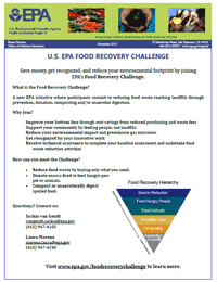 Food Recovery Challenge factsheet
