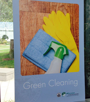 Green Cleaning Event Poster - Click to enlarge