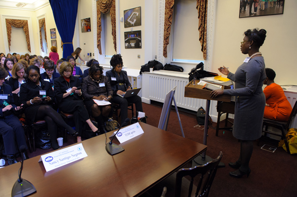 EPA Deputy Associate Administrator Stephanie Owens addresses the White House Women and the Environment Summit