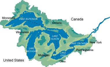 the Great Lakes