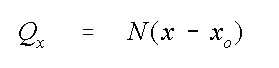 Equation relating flux and recharge