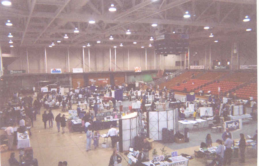 photo: View of the Buffalo State College Sports Arena during Earth Day Expo 2002.