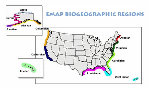 EMAP Biogeographic Regions