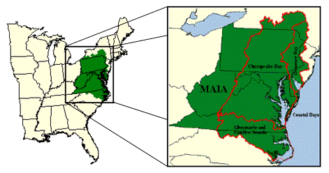 Map of MAIA Study Area