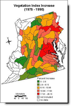 Vegetation Index Increase