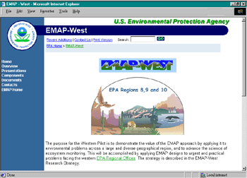 EMAP Western Pilot Homepage
