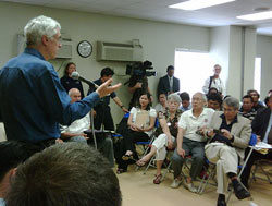 photo of the deputy administrator speaking to a group of people