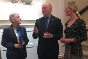 U.S. Ambassador to Canada, Bruce Heyman, opened his residence for a welcome dinner. Before eating, he toasted the close relationship of the United States and Canada as well as the work of Administrator McCarthy and Minister McKenna.