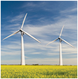 Photo of wind turbines