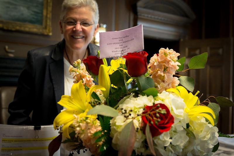 Flowers from McCarthy’s family. (14/15)