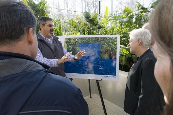 10:13 a.m.: Administrator McCarthy takes a tour of Emory University’s new WaterHub water treatment system. This innovative system has helped the university to cut its water bill by as much as 35%, which means big savings on utility costs. (1/7)