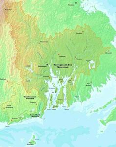 Narragansett Bay Map