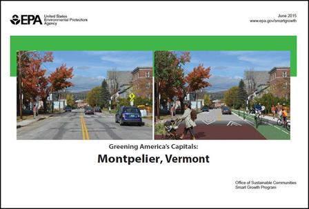 Cover of Montpelier, VT, Greening America's Capitals report