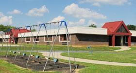 school and playground