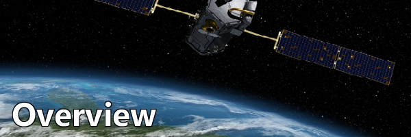 Orbiting Carbon Observatory above earth