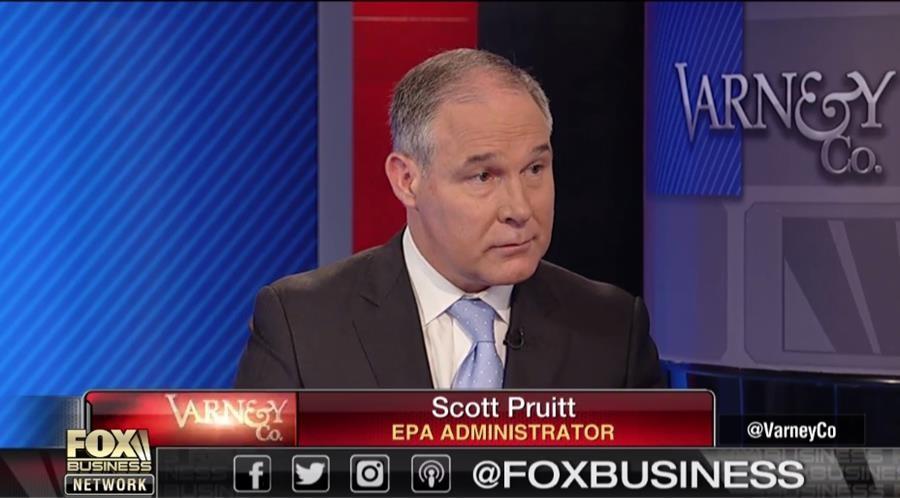 EPA Administrator Scott Pruitt on Fox Business Channel, 06 June 2017