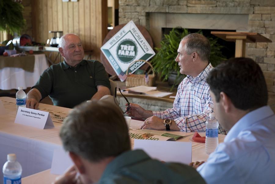 U.S. Secretary of Agriculture Sonny Perdue and U.S. Environmental Protection Agency Administrator Scott Pruitt