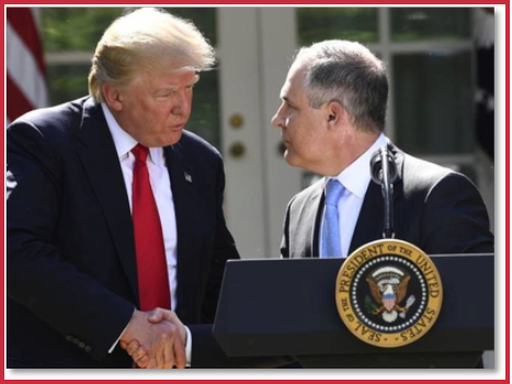 President Trump and Administrator Pruitt at the White House