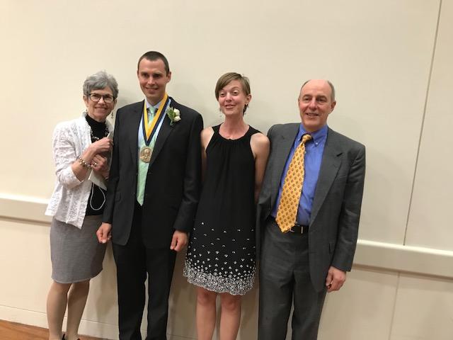 Dr. Jeff Szabo with his wife Laura, and his parents Donna and Michael