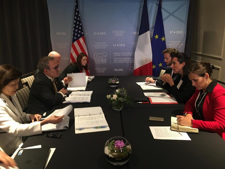 Bilateral Meeting with French Environment Minister Poirson
