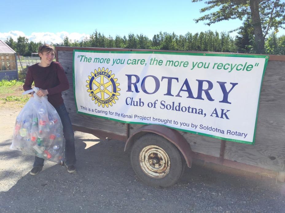Robert Mcginnis Mobile Recycling Truck in Kenai Alaska
