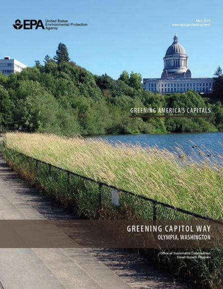 Cover of Greening America's Capitals, Olympia, WA report
