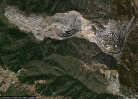 Close-up of EPA's water quality sampler probe in Permanente Creek | Click to enlarge