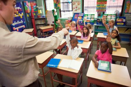 kids in a classroom