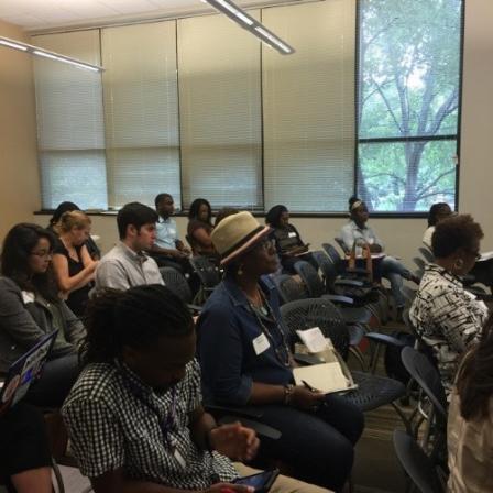 Proctor Creek residents learned about different federal and private grant opportunities and how to write proposals at an EPA grant writing workshop. 
