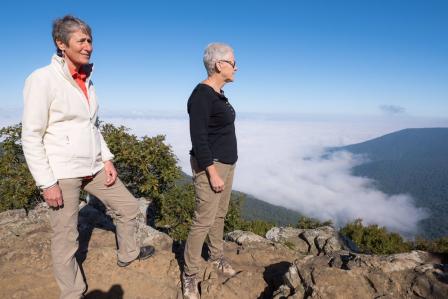 Administrator McCarthy in a national park