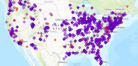 Superfund Enforcement Cleanup Work Map