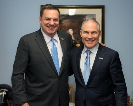 EPA Administrator Pruitt and Congressman Hudson Discuss Environmental and Economic Issues Important to North Carolina and the Nation