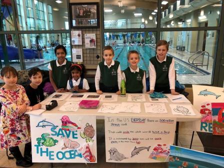 Save Our Ocean from Plastic, a project by students from St. Mary Magdalen School, Everett, Washington, 2018 President’s Environmental Youth Awards, Honorable Mention.