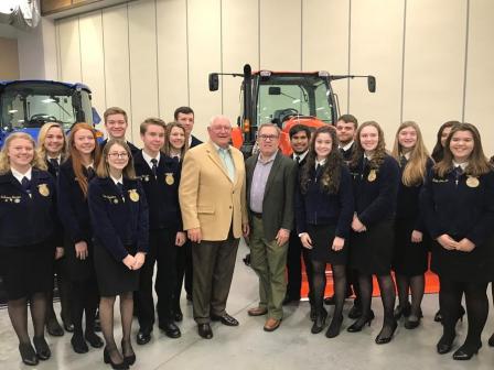 Acting EPA Administrator Wheeler and Secretary of Agriculture Sonny Perdue meet with members of 4-H. 