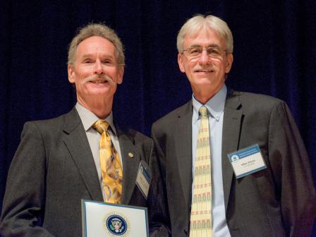 John Wood with Acting Deputy Administrator Mike Flynn