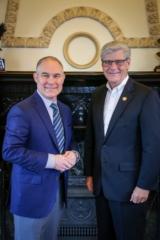 EPA Administrator Scott Pruitt standing with Mississippi Governor Phil Bryant