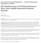 image of West Lake proposed remedy news release 2-1-18