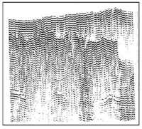 Reflected subbottoming signal amplitude cross section, 3.5 kHz in Oakland Harbor, California (Ballard, McGee and Whalin, 1992