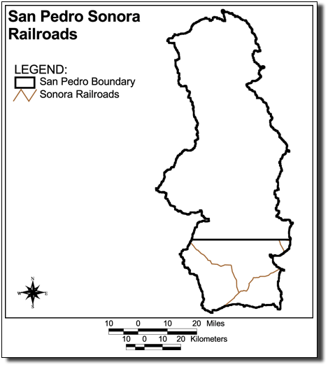 Large Image of San Pedro Sonora Railroads