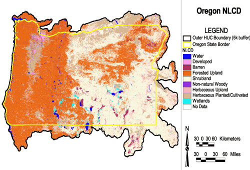 Image of Oregon's Land Cover