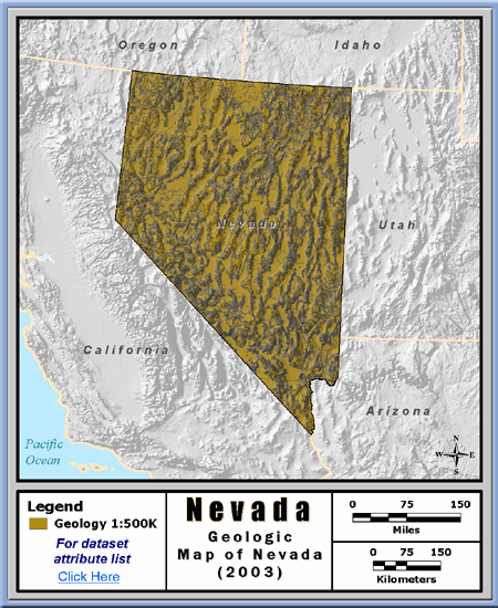 Geologic Map of Nevada (2003)
