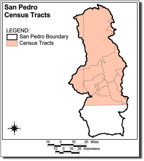Large Image of San Pedro Census Tracts