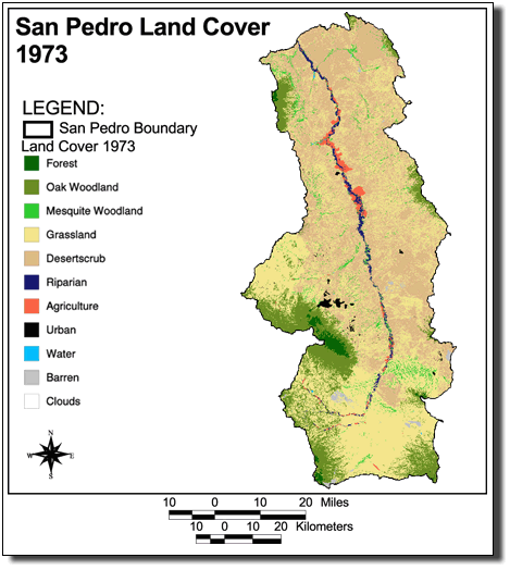 Large Image of San Pedro Land Cover 1973