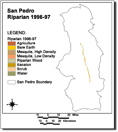 Large Image of San Pedro Riparian TMS 1996-1997