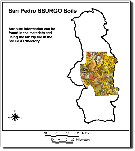 Large Image of San Pedro SSURGO Soils