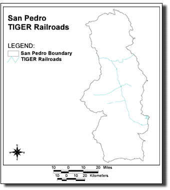 Image of San Pedro TIGER Railroads
