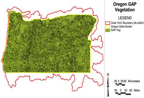 Image of Oregon's GAP Vegetation
